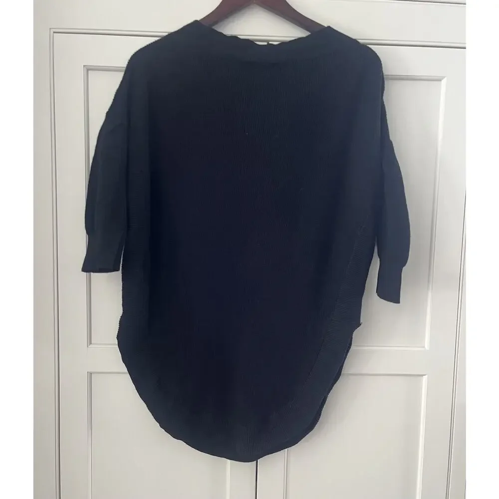 Express ribbed knit sweater women’s Sz. XS black - Picture 4 of 7